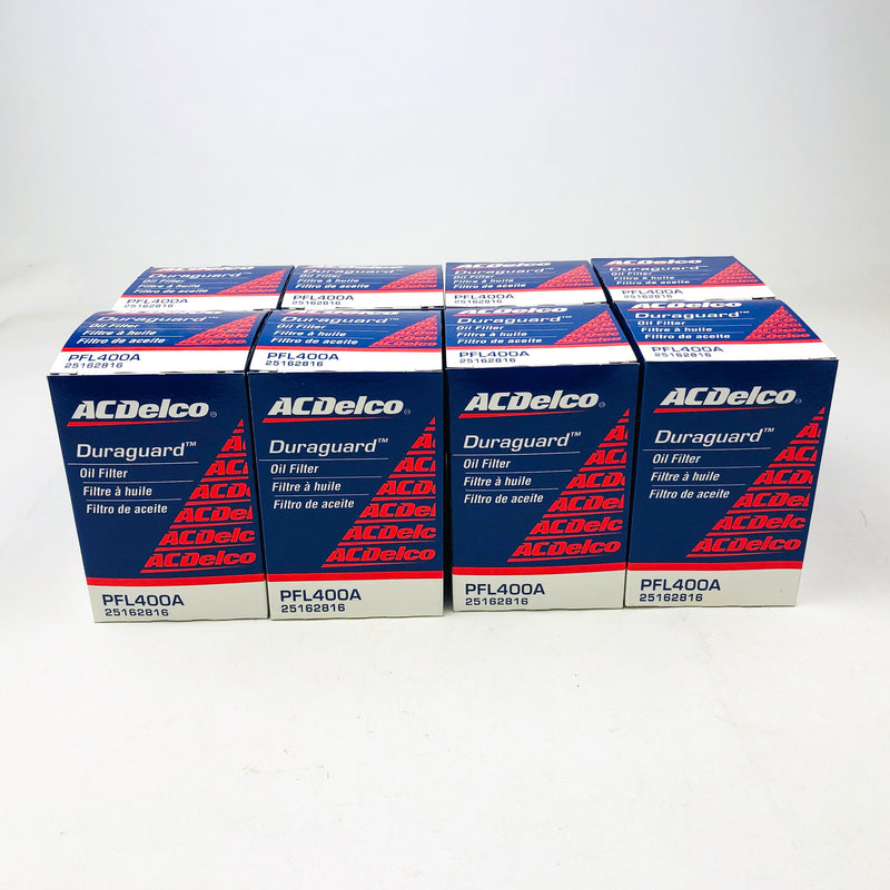 8pk ACDelco PFL400A Duraguard Oil Filter For Lawn Mowers 25162816 Replaces PF56