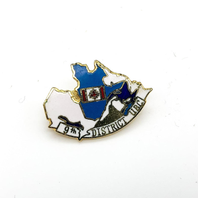 United Brotherhood of Carpenter's Lapel Pin Pinback 9th District Canada Union 1