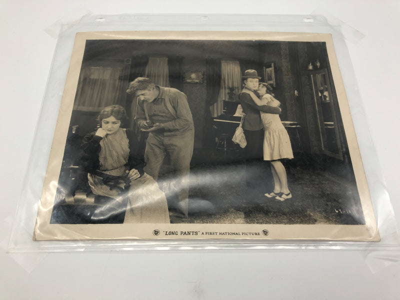 Original Harry Langdon Photograph Silent Movie Long Pants 8x10 Gladys Brockwell