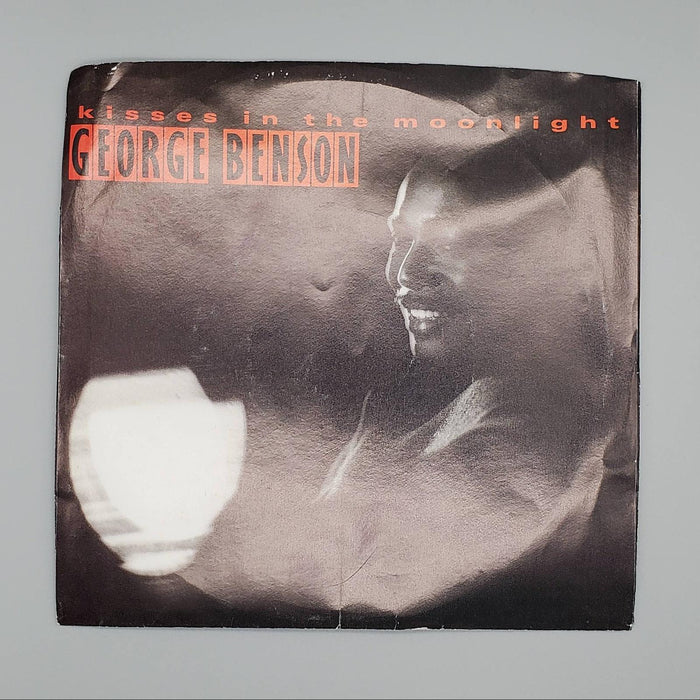 George Benson Kisses In The Moonlight Single Record Warner Bros. 1986 7-28640 1