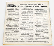 Jesse Crawford Rudolf Friml Melodies 45 RPM 2x EP Record Decca ED-680 2