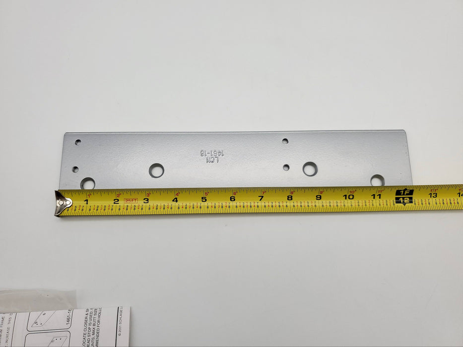 LCN 1461-18 Drop Plate Bracket Regular Or Top Jamb Mount Aluminum Finish