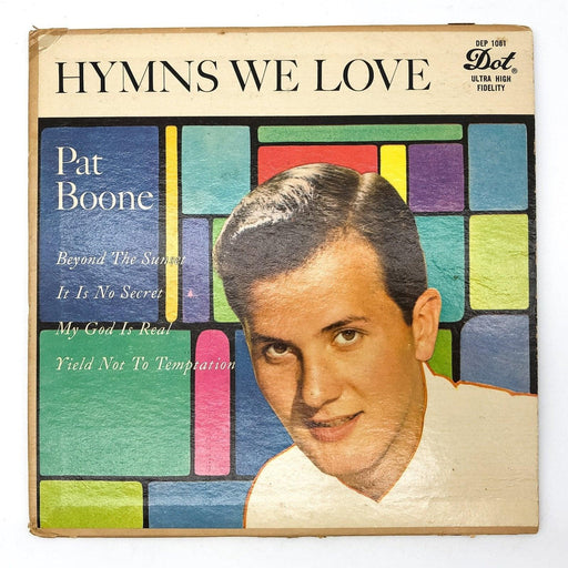 Pat Boone Hymns We Love Record 45 RPM 7" EP DEP 1081 Dot Records Picture Sleeve 1
