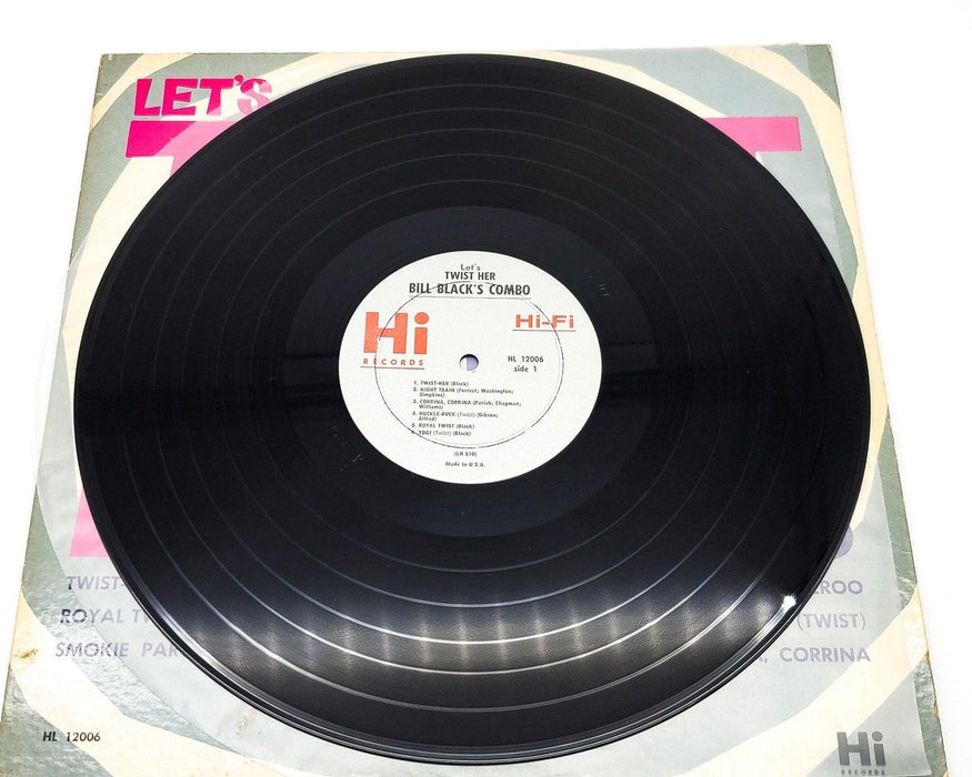 Bill Black's Combo Let's Twist Her 33 RPM LP Record Hi Records 1962 HL 12006 5