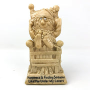 Russ Berrie Figurine Man in Bed Happiness is Finding Someone Like You... 2