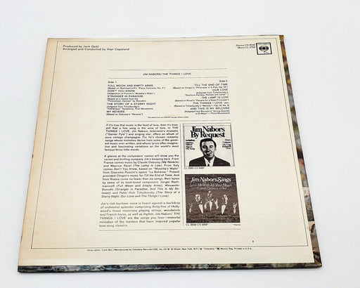 Jim Nabors The Things I Love 33 RPM LP Record Columbia 1967 CS 9503 2