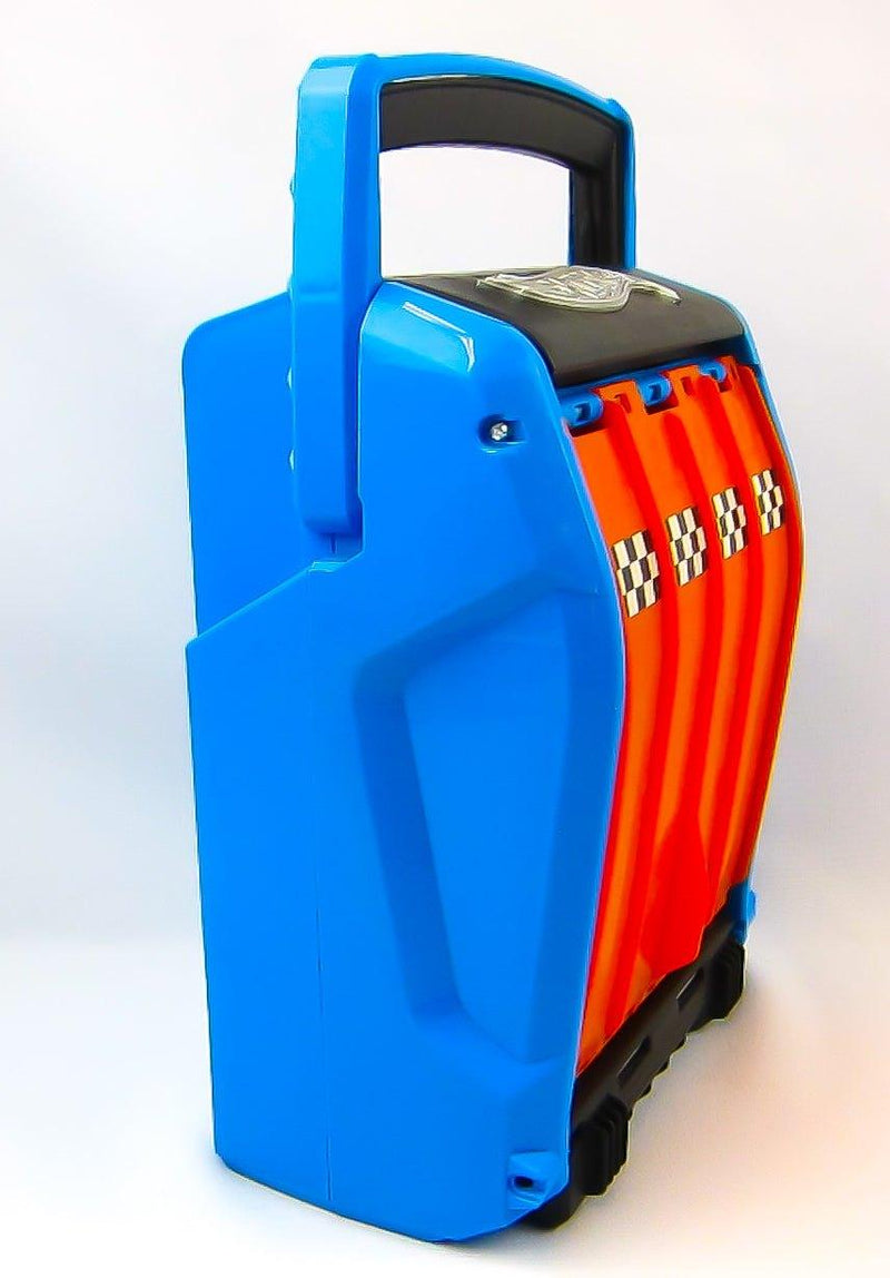 Hot Wheels Carrying Case Neat-Oh Racing Battle With Extra Track Connectors USED 3