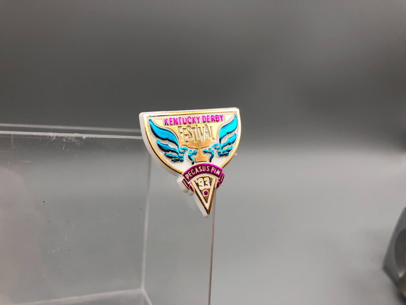 Vintage Kentucky Derby Festival Lapel Pin Pegasus Louisville Horse Racing 1993