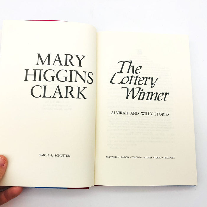 The Lottery Winner Hardcover Mary Higgins Clark 1994 1st Edition Kidnapping 7