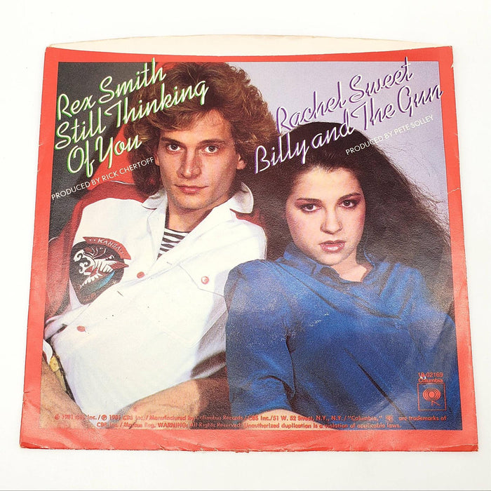 Rex Smith & Rachel Sweet Everlasting Love Single Record Columbia 1981 18-02169 2