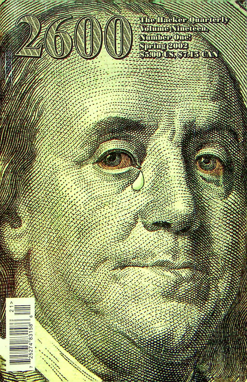 The Hacker Quarterly Magazine Spring 2002 Internet News Computer Underground