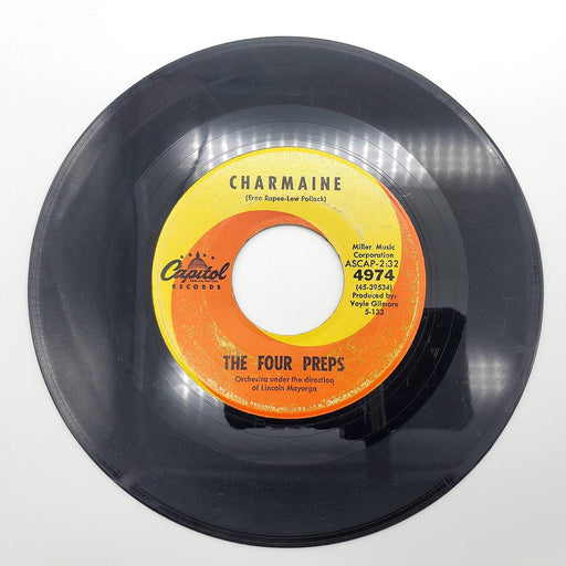 The Four Preps Charmaine 45 RPM Single Record Capitol Records 1963 4974 1
