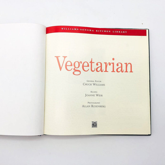 Vegetarian Hardcover Joanne Weir 1997 Williams Sonoma Kitchen Library Cookery 7