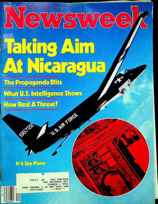 Newsweek Magazine March 22 1982 Nicaragua Americas Secret War Begins Ed Asner