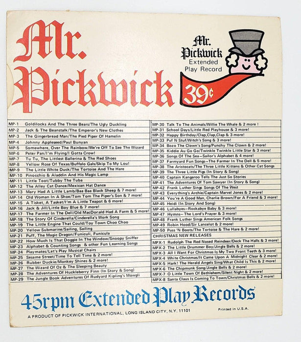 None The Little Engine That Could 45 RPM Single Record Mr. Pickwick 1970 MP-19 2