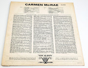 Carmen McRae 33 RPM LP Record Vocalion 1963 Compilation 1955-1958 2