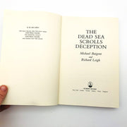 The Dead Sea Scrolls Deception Paperback Michael Baigent 1991 Criticism 1st Ed 6