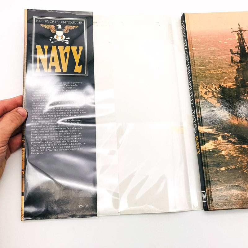 History Of United States Navy Hardcover Chevprime 1988 Oversized Naval Ships 6
