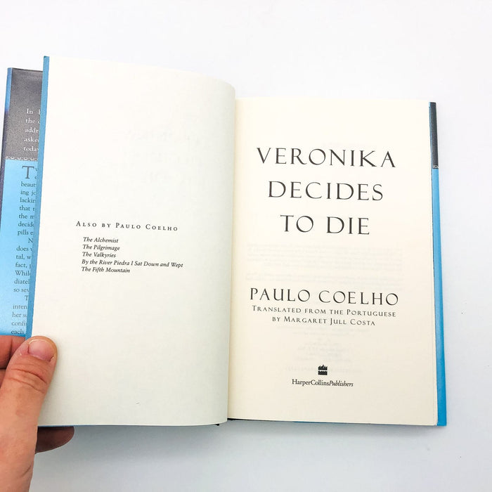 Veronika Decides To Die HC Paulo Coelho 1998 Self Actualization 1st Ed Ex Librar 7