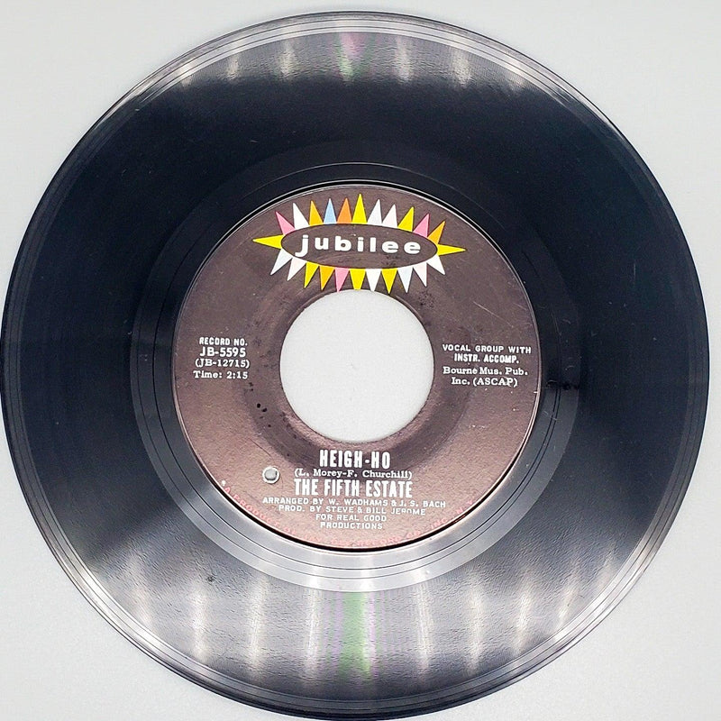 The Fifth Estate Heigh-Ho Record 45 RPM Single JB-5595 Jubilee Records 1967 1