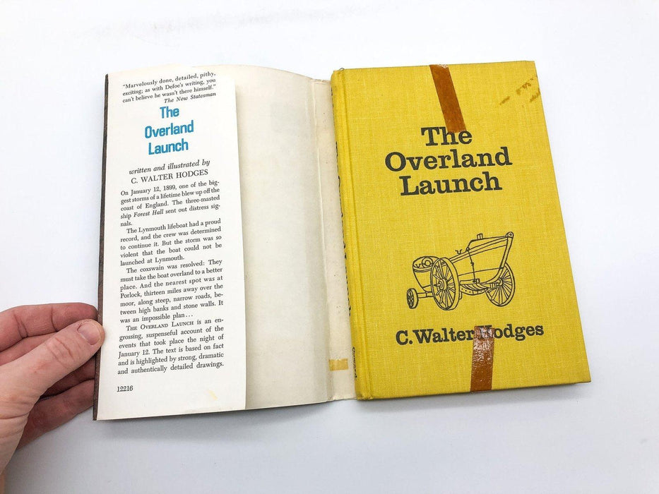 The Overland Launch Walter Hodges 1970 Coward McCann First American Ed EX Libra 7