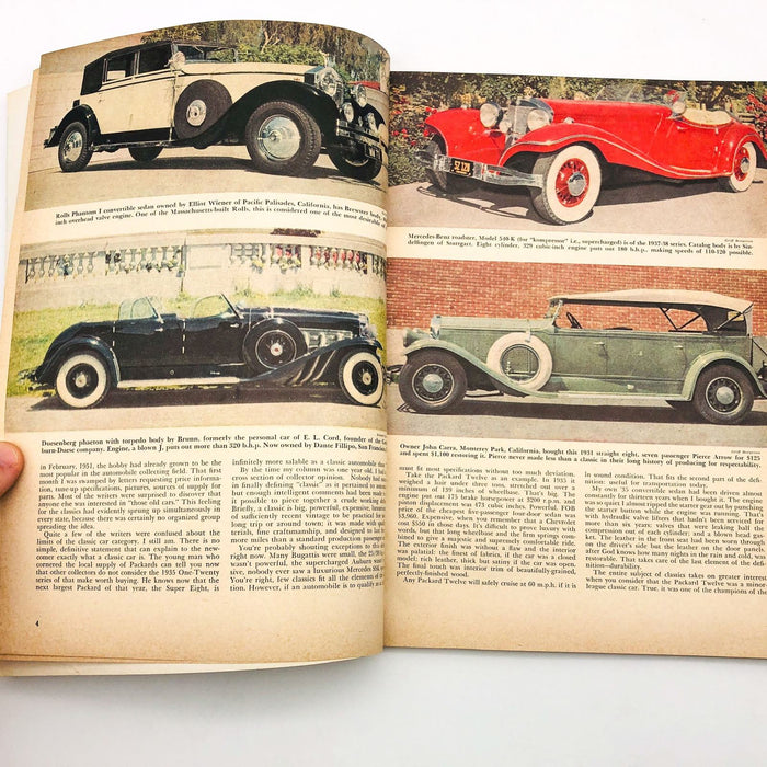 True's Automobile Yearbook Paperback True Magazine Editors 1952 Duesenberg 8