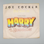Joe Cocker Love Lives On Single Record MCA Records 1987 MCA-53077 1