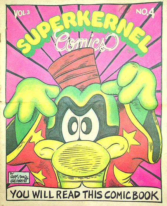 Superkernel Comics Vol 3 No 4 You Will Read This Comic Book Xerox Corp 1980