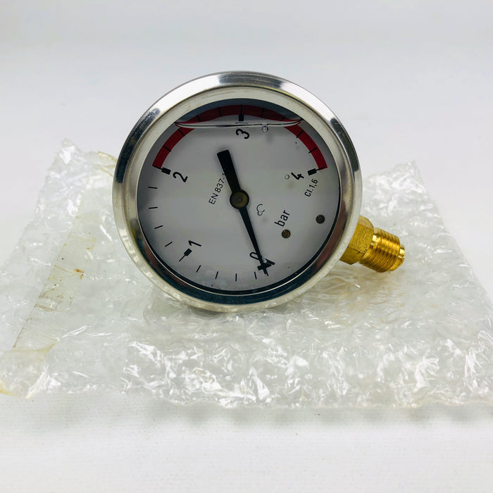 Liquid Safety Pressure Gauge Gamesa 109548 EN 837-1 CI.1,6 SS 2-3/4" Face C17074