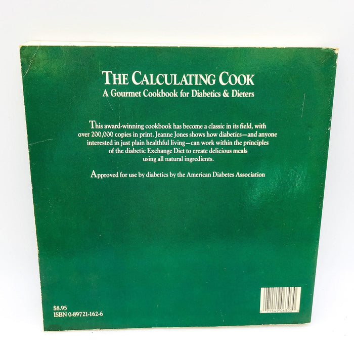 The Calculating Cook Paperback Jeanne Jones 1988 Cookbook Diabetics Dieters 2