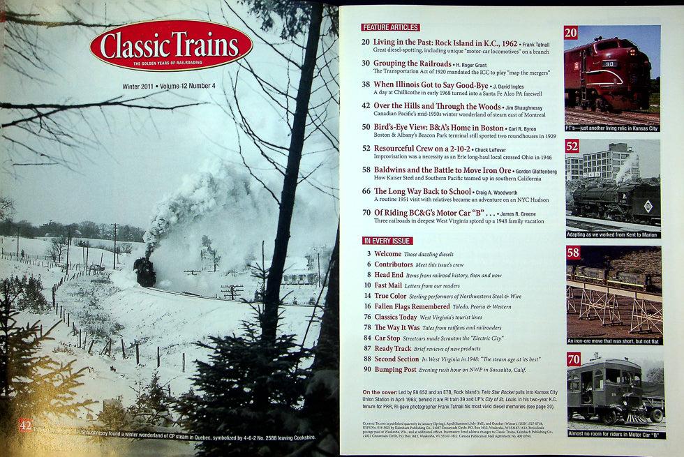 Classic Trains Magazine Winter 2011 Vol 12 No 4 Rockin' Around K.C.