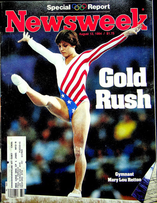 Newsweek Magazine August 13 1984 Olympics Los Angeles Mondale Ferraro In Texas