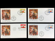 Norman Rockwell Lithograph Print Do Unto Others Human Rights United Nation Stamp 7