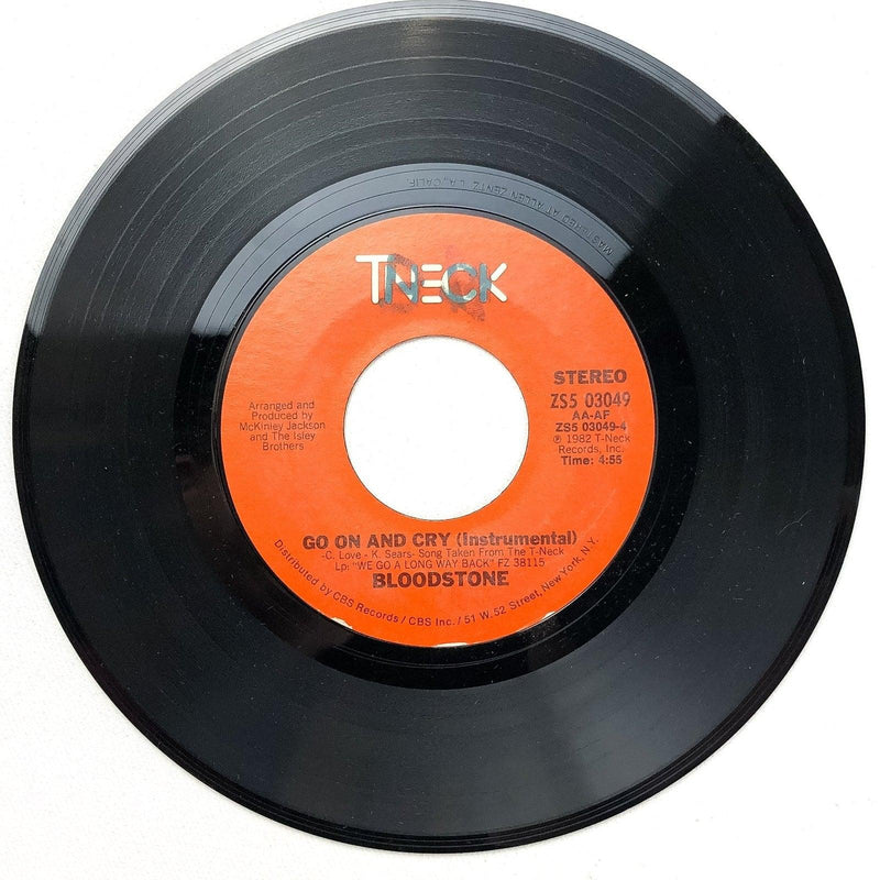 Bloodstone 45 RPM 7" Single Record Go On and Cry T-Neck ZS5 03049 2