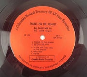 Ray Conniff Thanks For The Memory 33 RPM LP Record Columbia 1968 1