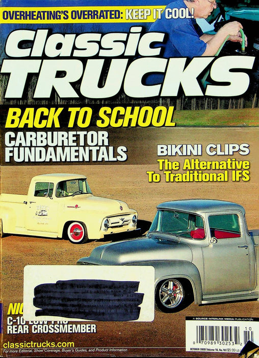 Classic Trucks Magazine October 2009 Vol 18 No 10 Carburetor Basics Bikini Clips