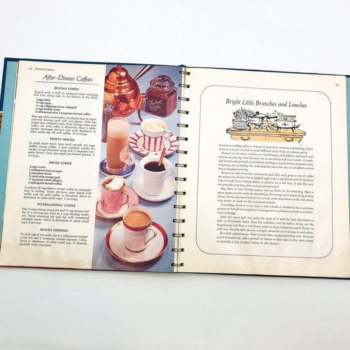 Betty Crocker's Hostess Cookbook Hardcover Betty Crocker 1974 Recipes Party 10