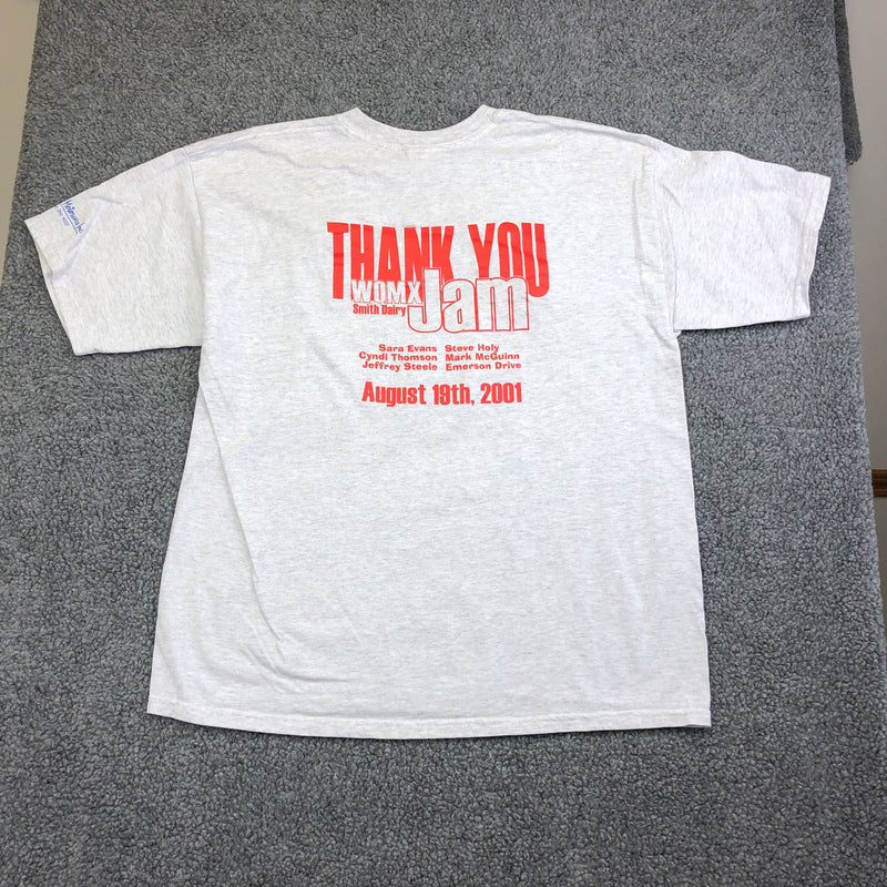 Vintage Radio Station T Shirt XL Gildan FM 94.9 Akron Country Toni Fox Signature