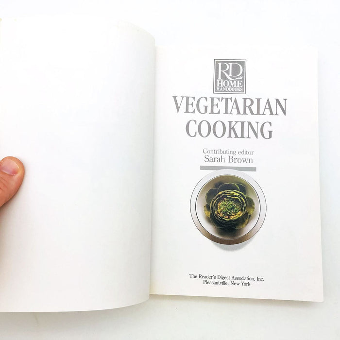 Vegetarian Cooking Paperback Sarah Brown 1992 Reader's Digest Cookbook Recipes 6