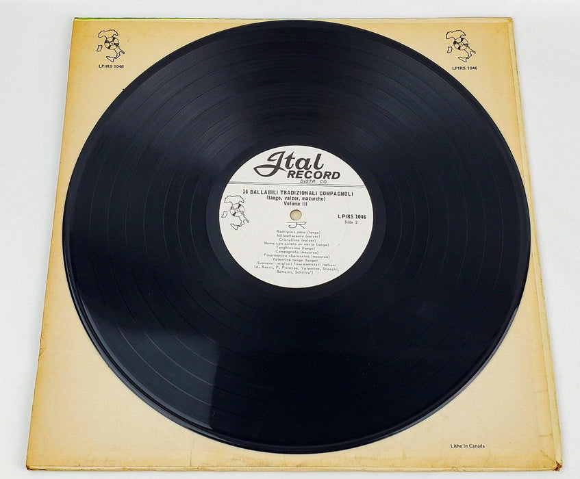 Ballabili Tradizionali Campagnoli Record LP LPIRS 1046 Ital Records 5