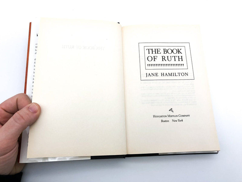 The Book of Ruth Jane Hamilton 1988 Houghton Mifflin Harcourt 7