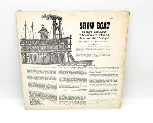 Henri René And His Orchestra Show Boat 33 RPM LP Record RCA 1958 LSO 1505 2