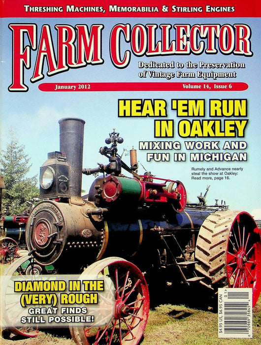 Farm Collector Magazine January 2012 Vol 14 # 6 Stirling Engines