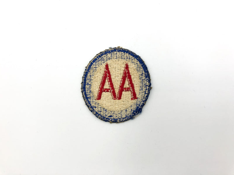 US Army Patch Anti Aircraft AA Command WW2 Vintage United States Military WEAR 1