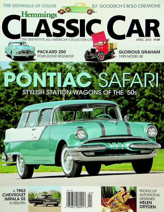 Hemmings Classic Car Magazine April 2016 Vol 12 No 7 Pontiac Safari, '50s Wagons