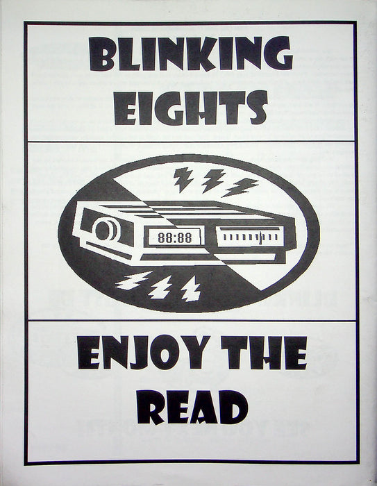 Blinking Eights Magazine Zine February 2003 Buffalo NY Creative Writing Stories