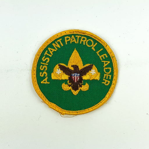 Vintage Boy Scouts Assistant Patrol Leader Patch Emblem Eagle 3 Star Embroidered 1