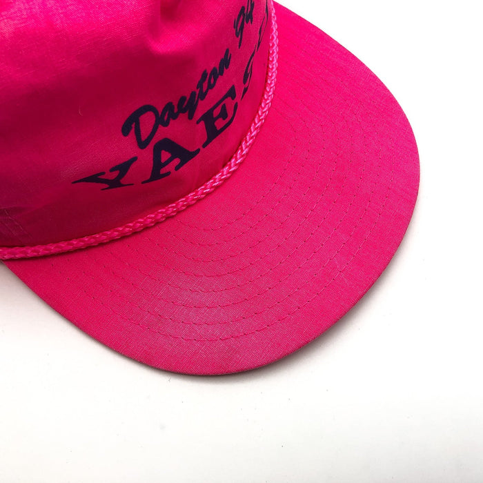 Vintage Yaesu Trucker Hat Adjustable Back Ham Radio Fest Dayton Ohio 1994 Pink 2 9