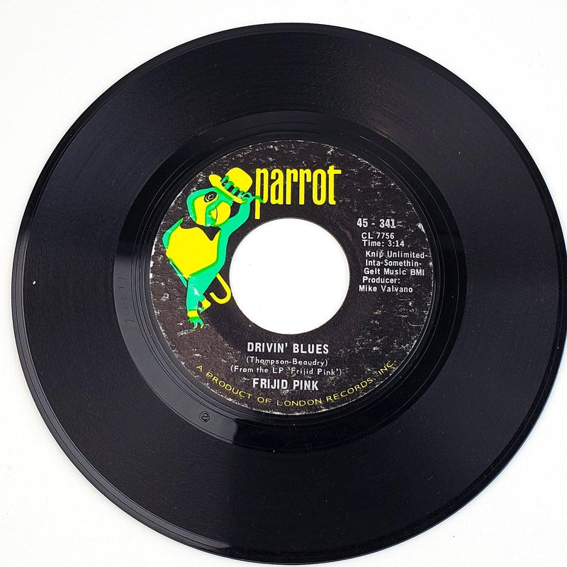 Frijid Pink House Of The Rising Sun 45 RPM Single Record Parrot 1970 1