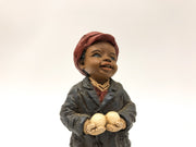 All Gods Children Figurine Samuel 1st Ed Martha Holcombe Boy Snowballs COA 3